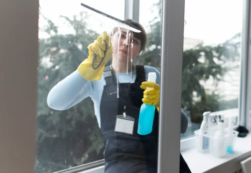 Nettoyage de vitres intérieures et extérieures à Chapelle-Spinasse